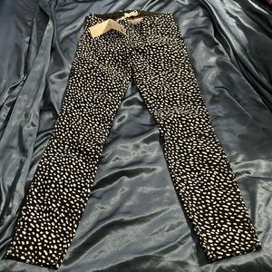 NWT Tory Burch Black Denim Cargo Skinny Jeans